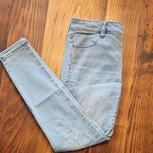 American Eagle Outfitters Women's Light Blue Skinny Jeans